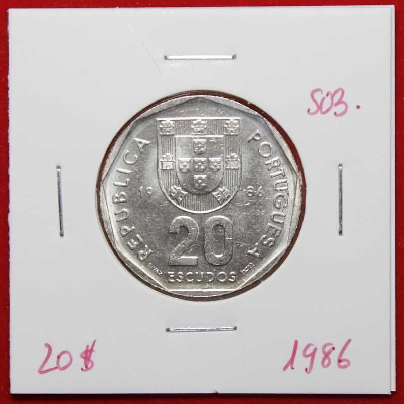Moeda 20$ 1986 - SOBERBA