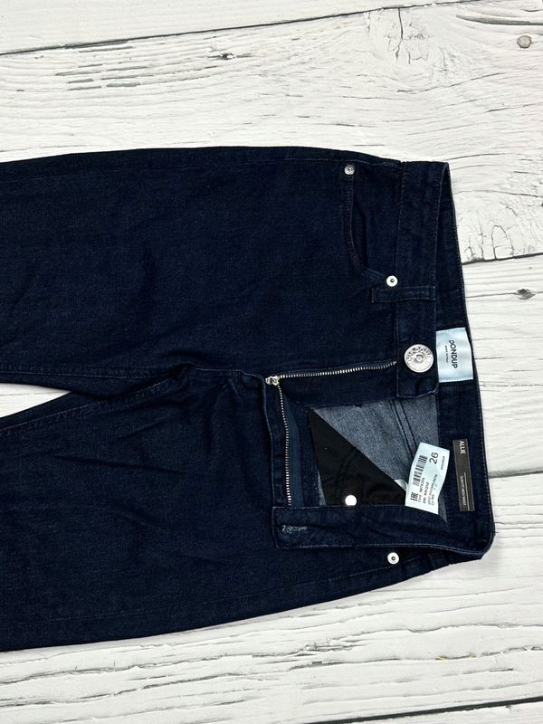 Dondup Allie Jeansy Slim Fit Damskie Spodnie z Wysokim Stanem Logowane