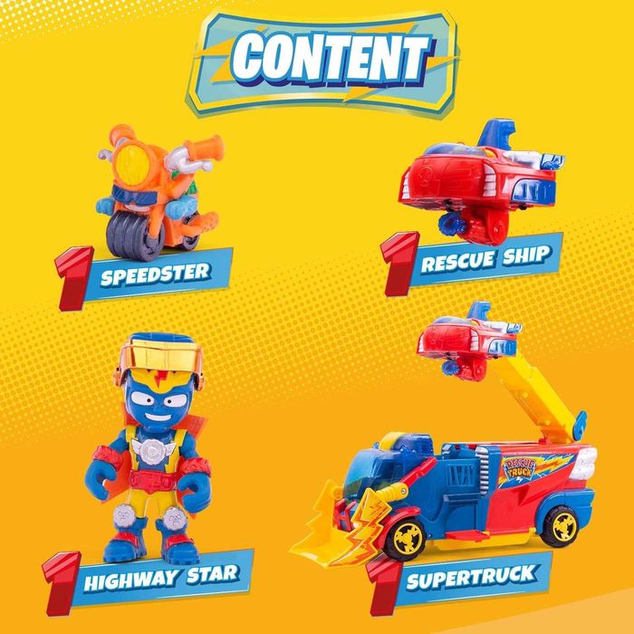 Набір Super Zings Things Rescue Truck 19757 Рятувальна Вантажівка Нова
