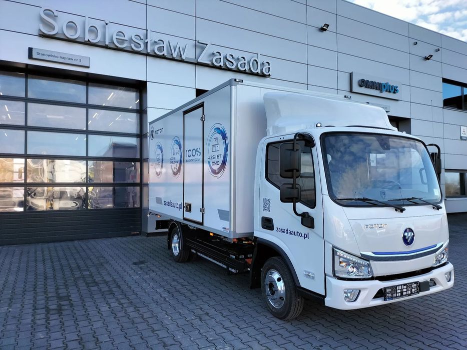 FOTON eAumark  izoterma, kategoria N2, prawo jazdy kat. B, zasięg do 200km