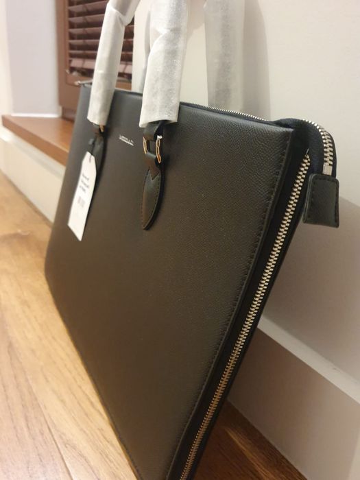 NOWA Torba na laptopa aktówka na dolumenty skórzana Maverick&Co. SKÓRA