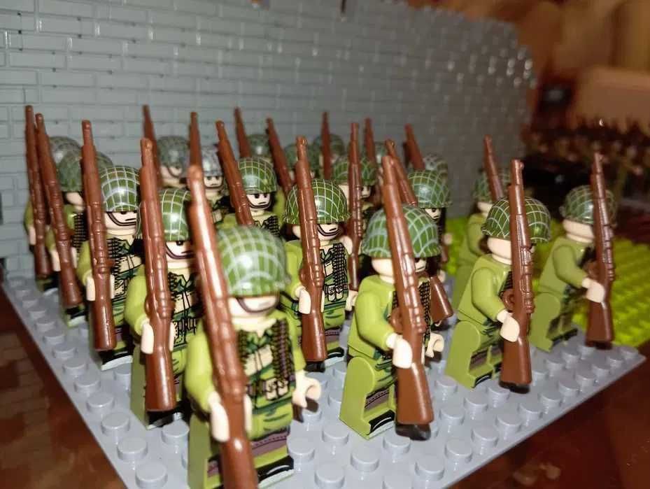 Zestaw 20 Figurek żołnierze Wojna światowa kompatybilne z LEGO Cobi