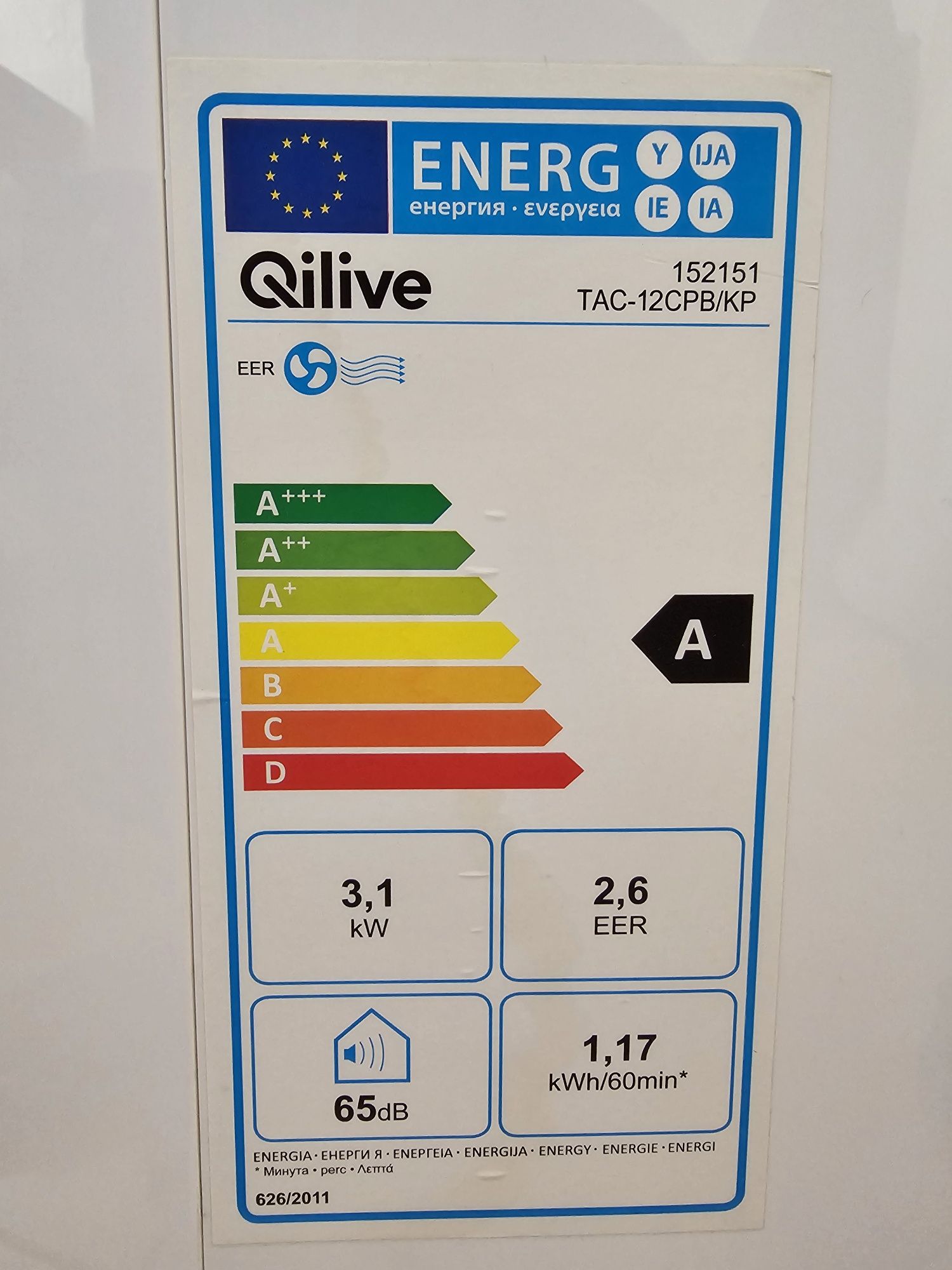Ar Condicionado Portátil Qilive 3.1kW Classe A - Excelente Estado