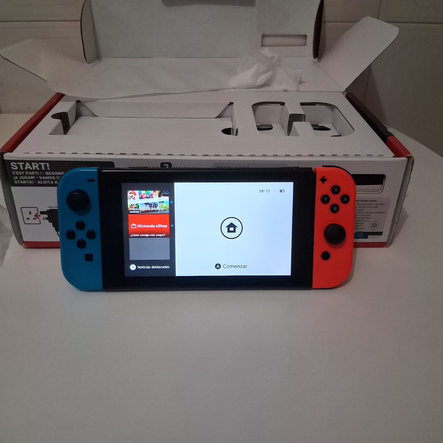 Nintendo switch Neon (Azul/Vermelho)