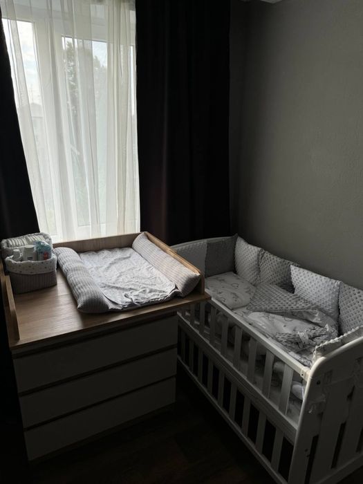 Приставная детская кроватка