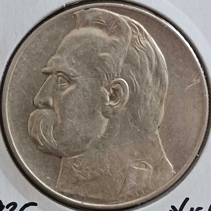10 zł J. Piłsudski 1935 r. - nr. 4 - Bardzo ładne - oryginał