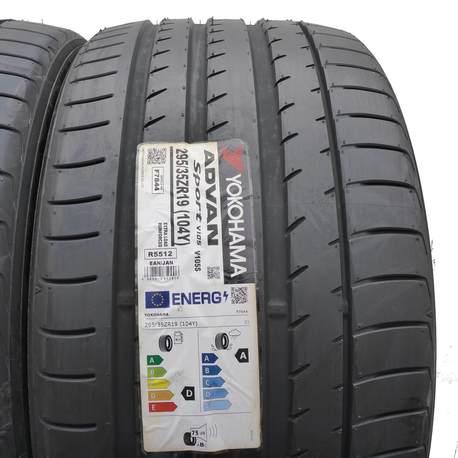 Opony 295/35/19 Yokohama 295/35R19 104Y XL Letnie 2021 Nieużywane