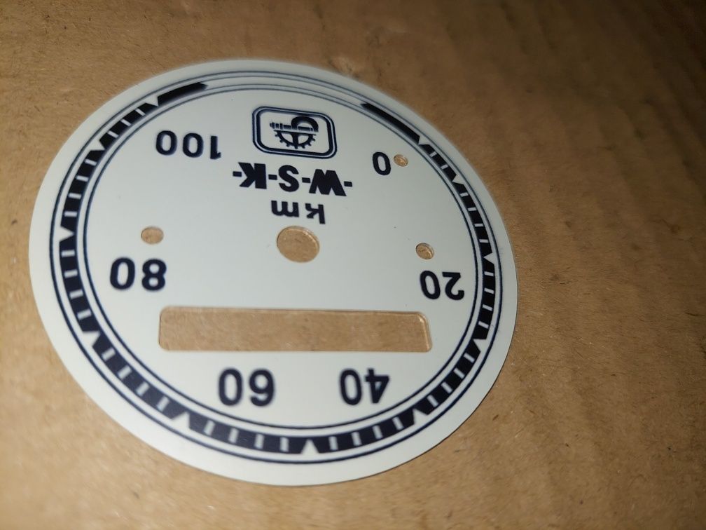 Nowy cyferblat naprawczy licznika wsk125 b1 garbuska pl
