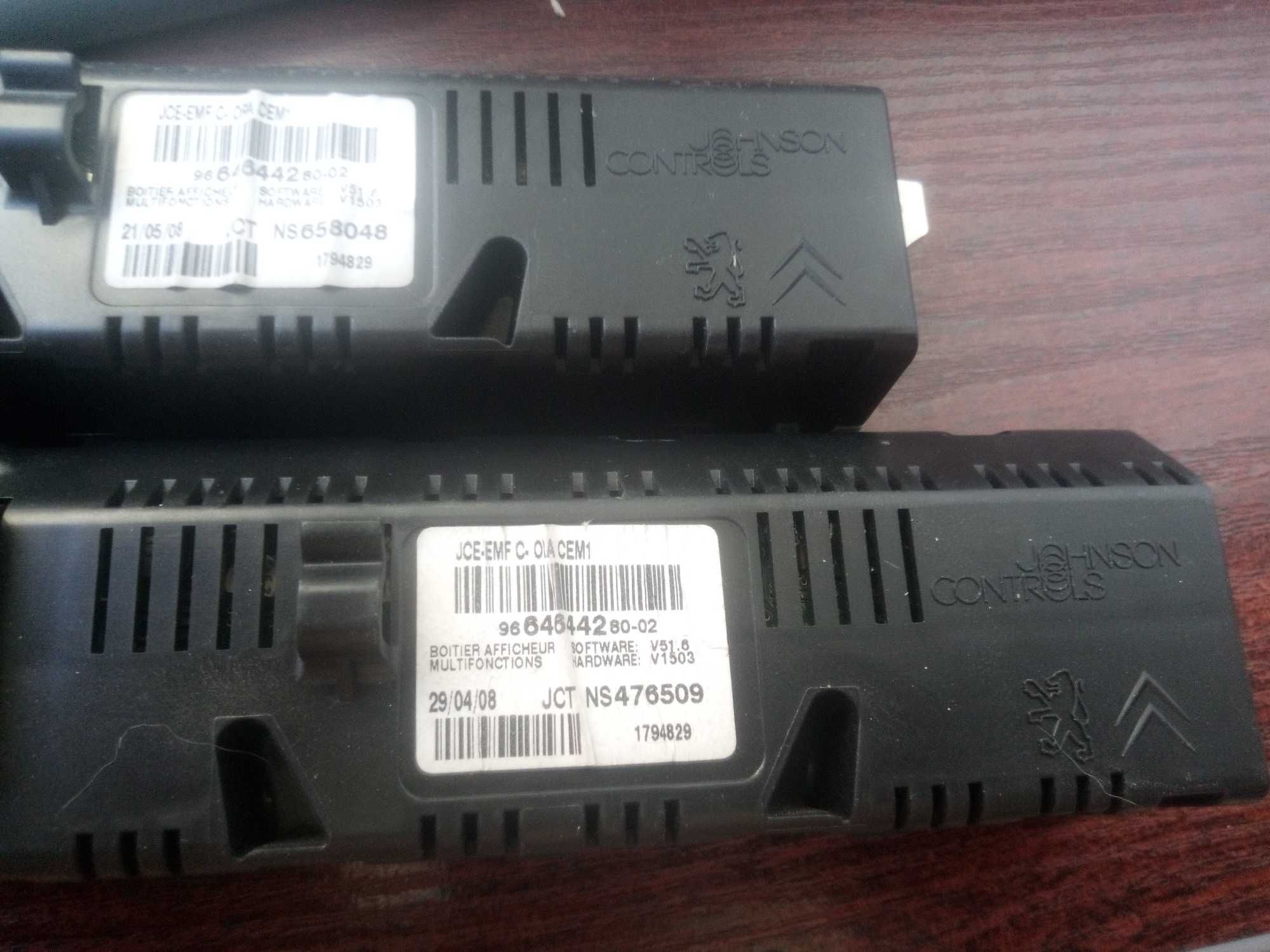 Ekran mały wyświetlacz citroen C5 x7 III