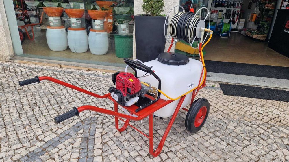 Pulverizador carrinho 100 litros 4 tempos