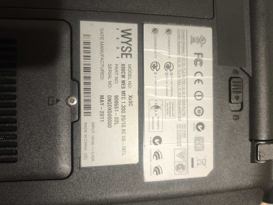 Ноутбук DELL WYSE XxOC 11.6'' Atom Z520 1.33GHz/DDR2 2Gb/HD 160Gb