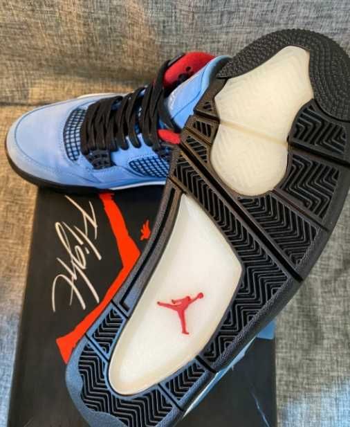 nowy Jordan 4 Retro Travis Scott Cactus Jack Moda rozmiar.42.5