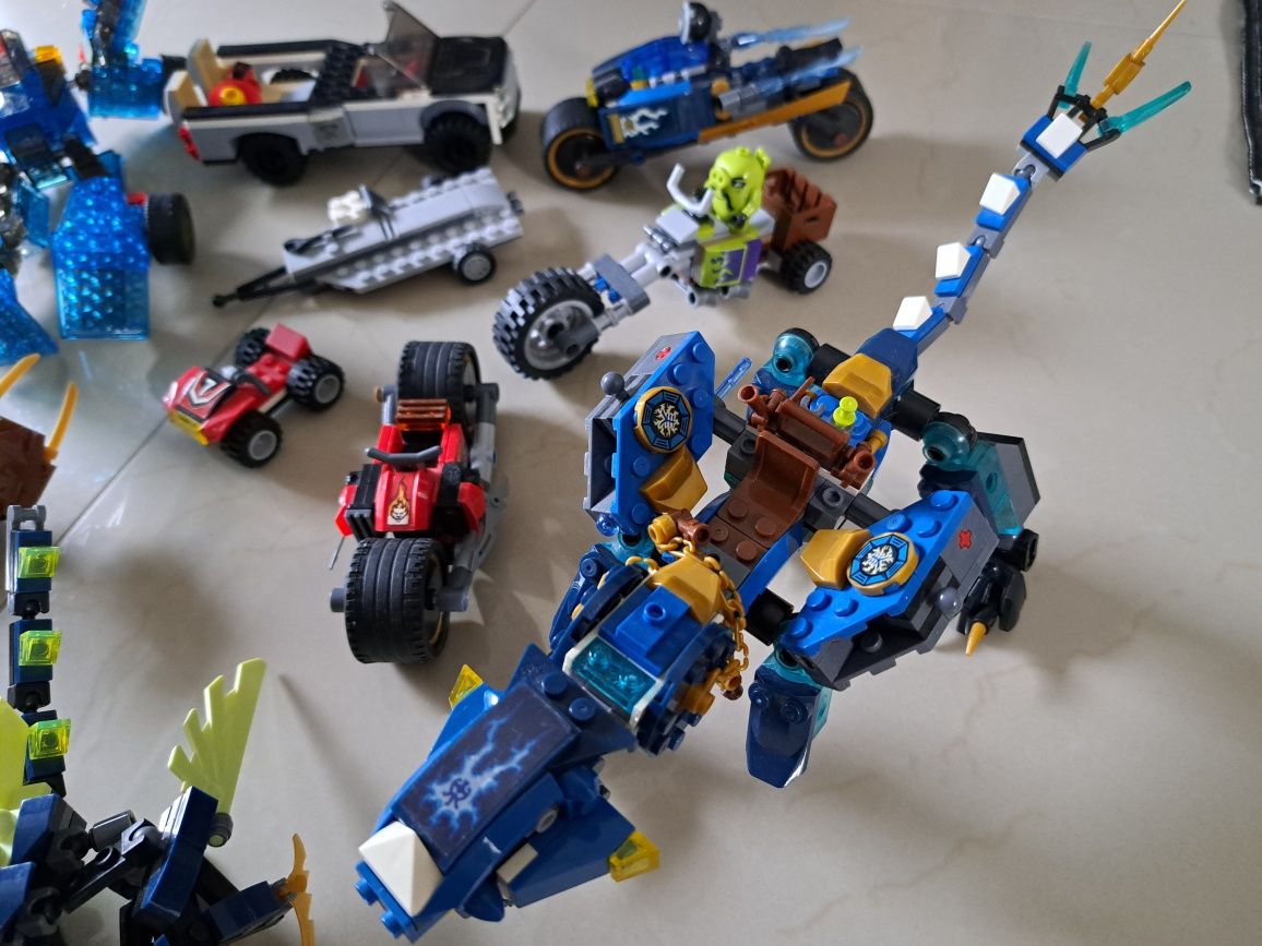 Klocki Ninjago, City kilkanaście zestawów + gratis