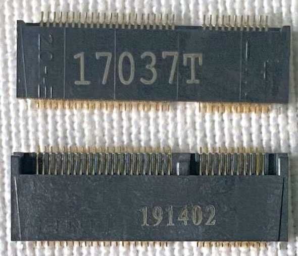 Монтажный Разъем M.2 NGFF 67 pin E-Key 11+12 для SSD карт M2 Коннектор