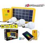 Фонарь станция на солнечной батарее power master 8905