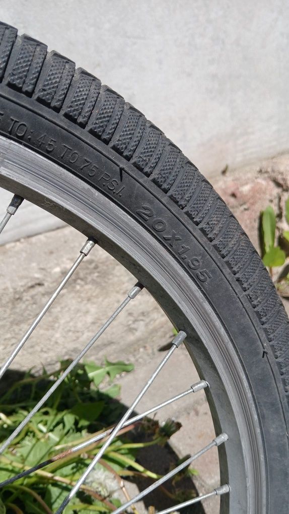 Rower BMX pegi przód tył
