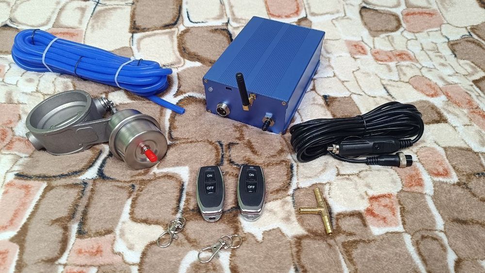 Заслонка на выхлопную систему автомобиля 63мм выхлоп прямоток