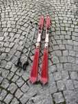 Skis Rossignol Passion e bastoes