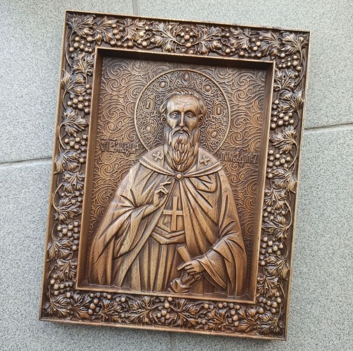 Икона резьба по дереву