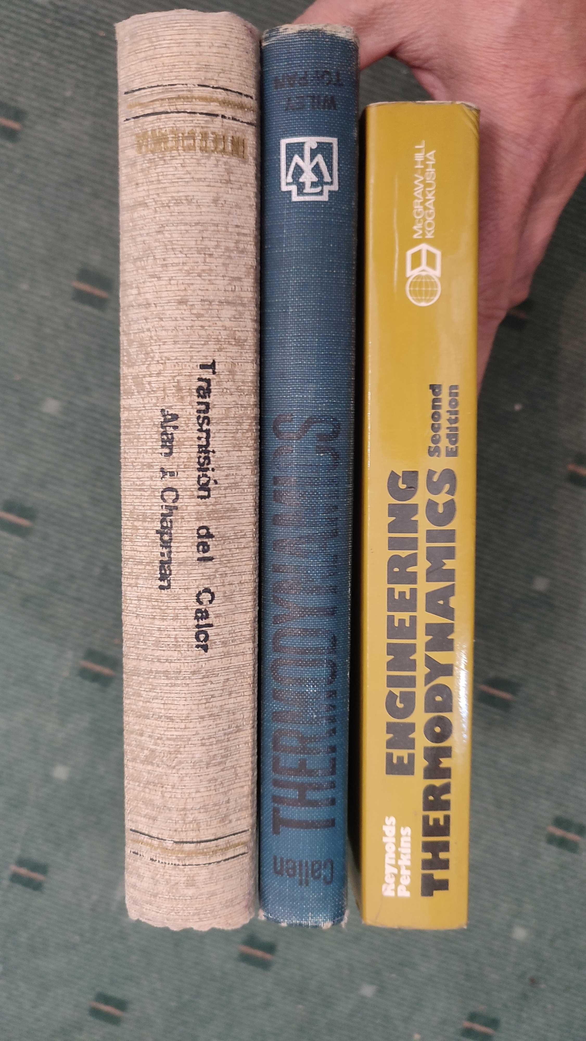 3 Livros técnicos sobre Termodinâmica