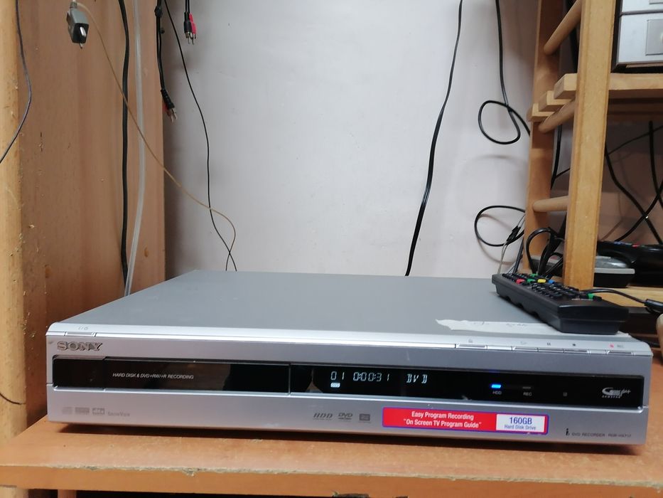 Nagrywarka Sony RDR-HX717 DVD-rw Recorder/HDD 160GB Pilot