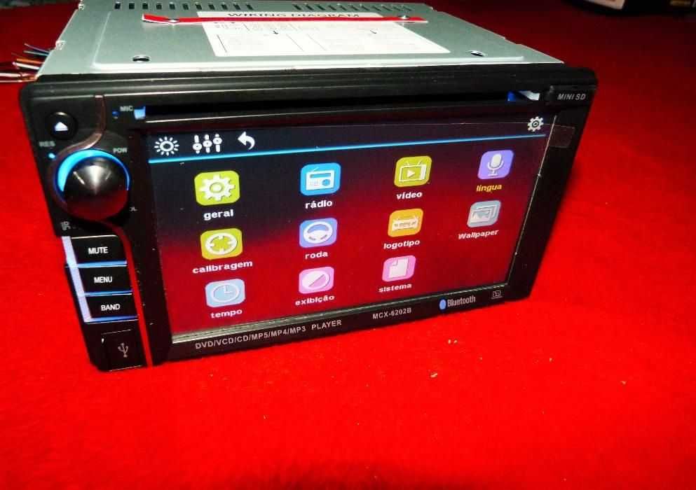 AutoRadios DVD - Táctil 6.2" - Bluetooth, USB, CD
