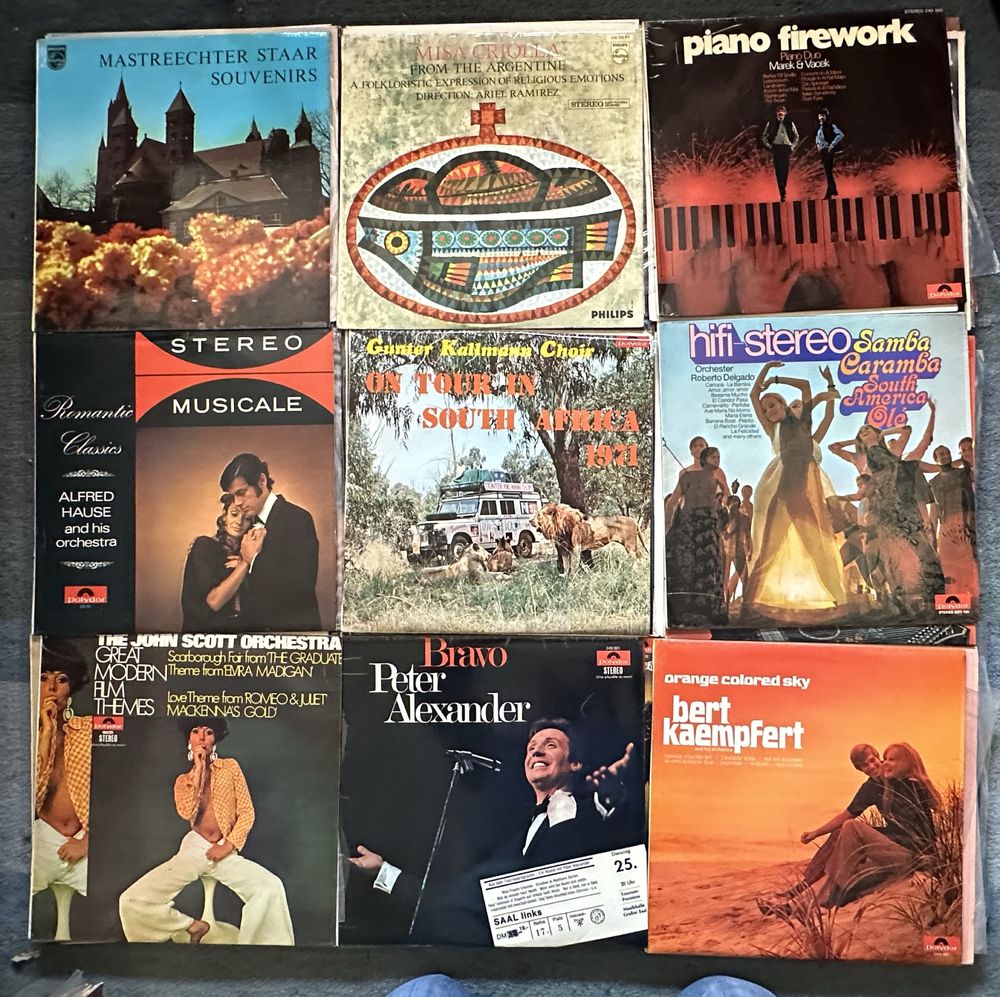 Lote 09 - 72 discos de vinil Lp's - Musica Clássica