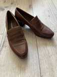 Damskie buty na obcasie brazowe rozmiar 37