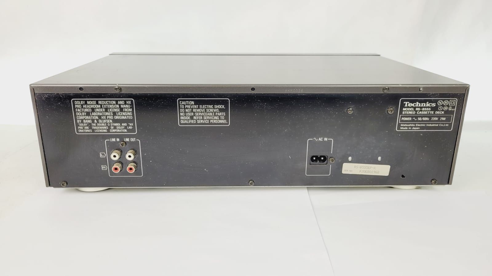 Technics RS B555 magnetofon kasetowy Digital Serwo HX PRO