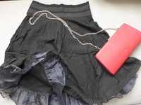 YESSICA czarna spódnica gothic S 36 baletowy fason podkreśla kobiecość