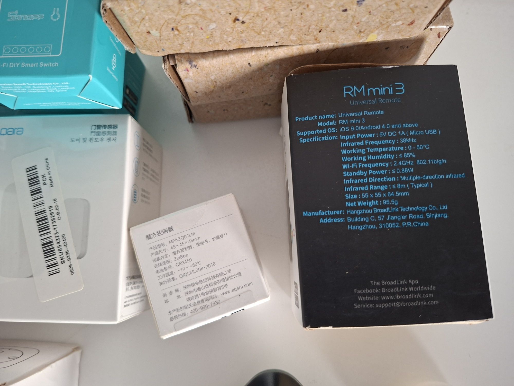 Kit domótica Shelly 2.5, Shelly 1, Sonoff, Broadlink IR, Xiaomi