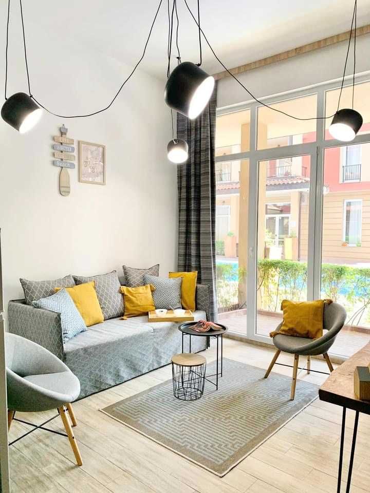 BUŁGARIA apartament 3 pokoje, centrum,  z wyjściem na basen dla 5 osób