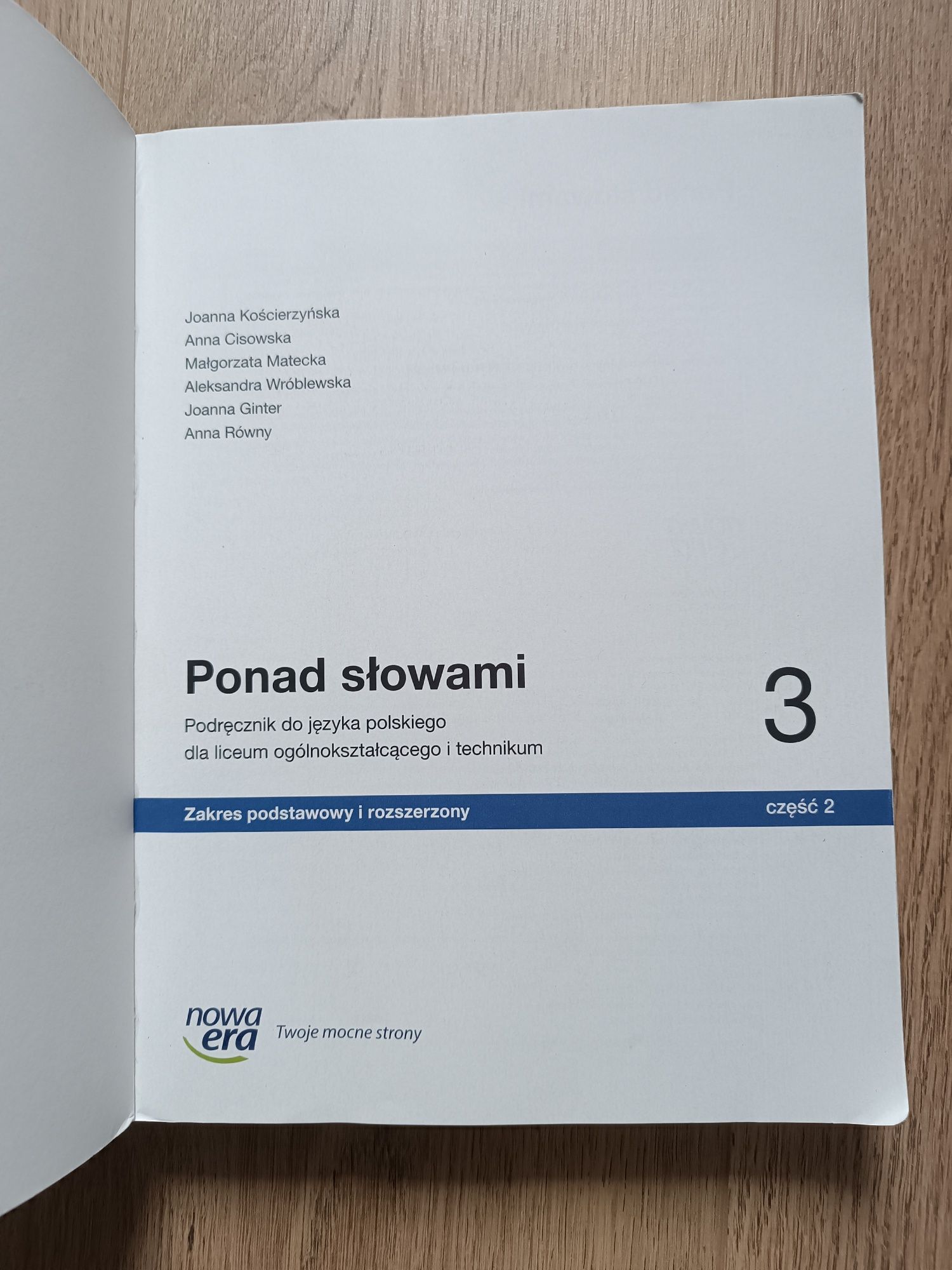 podręcznik Ponad słowami 3 cz.2