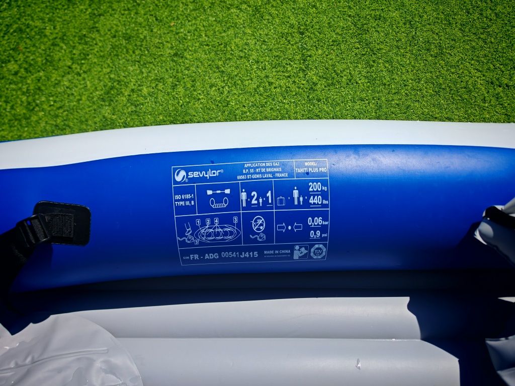 Kayak insuflável 3 lugares
