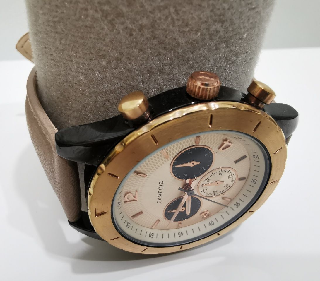 Zegarek PARFOIS nude beige
