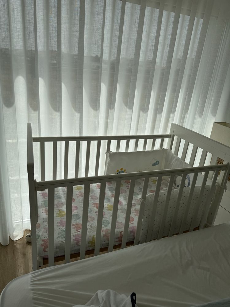 Berço/cama branco Trama