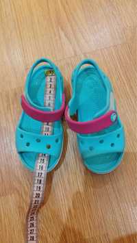 Crocs босоніжки сандалі Крокс оригінал блакитні  С 9 25-26 р