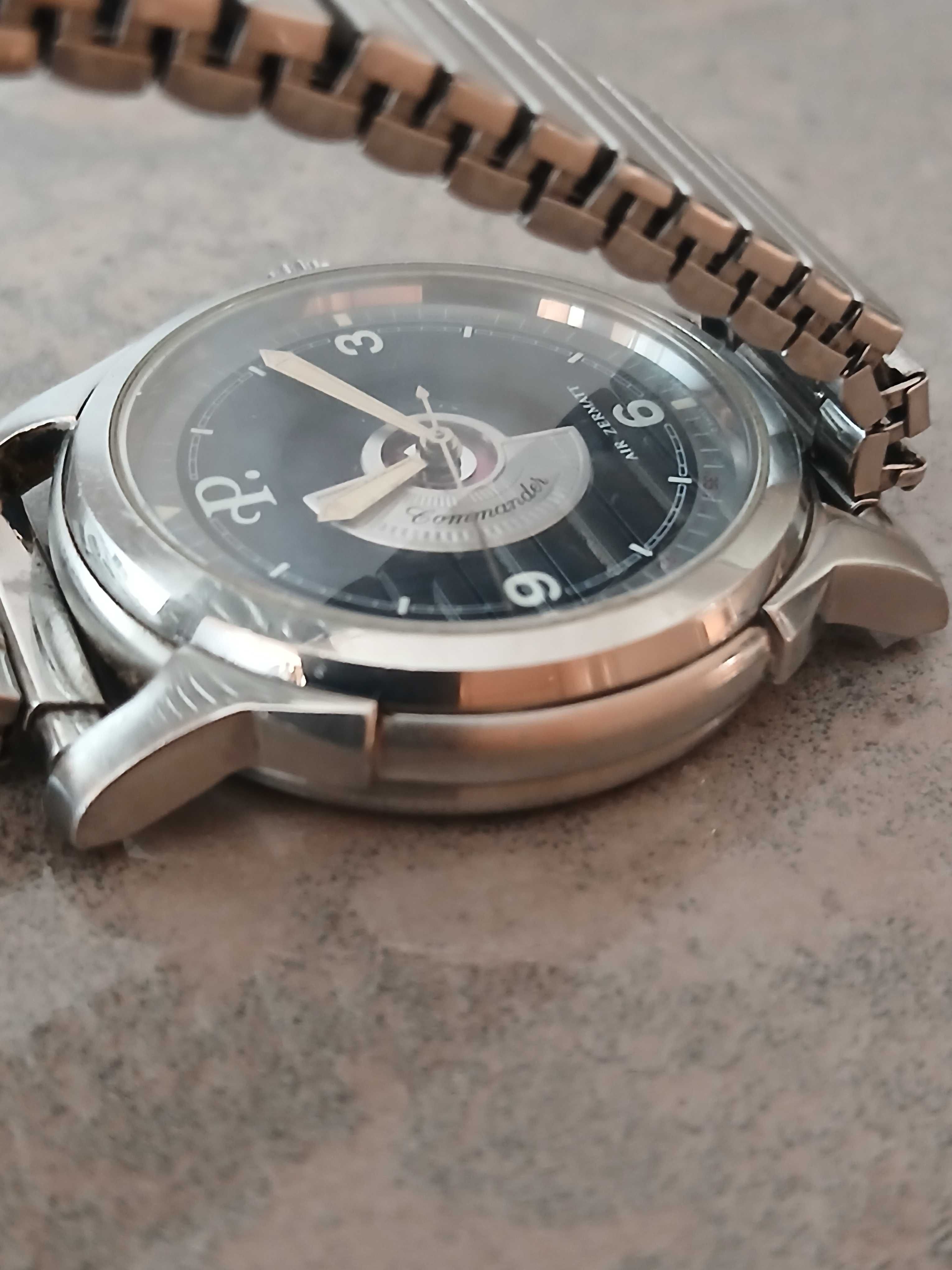 Raros Perrelet relógio suíço duplo rotor automático 18k Gold Top Rotor