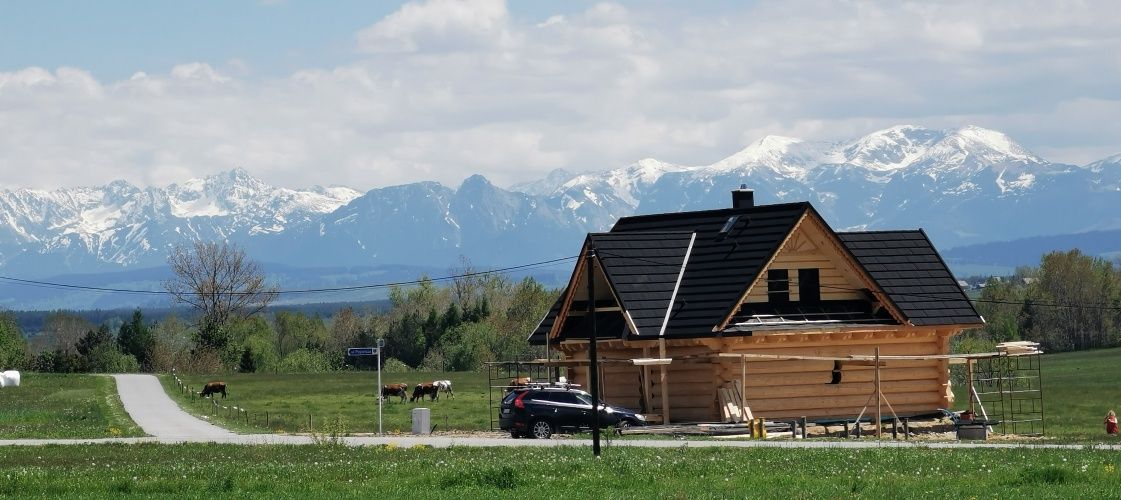 DOMKI Z JABŁONKI w górach widok Tatr 15os skoki domek Jacuzzi Zakopane