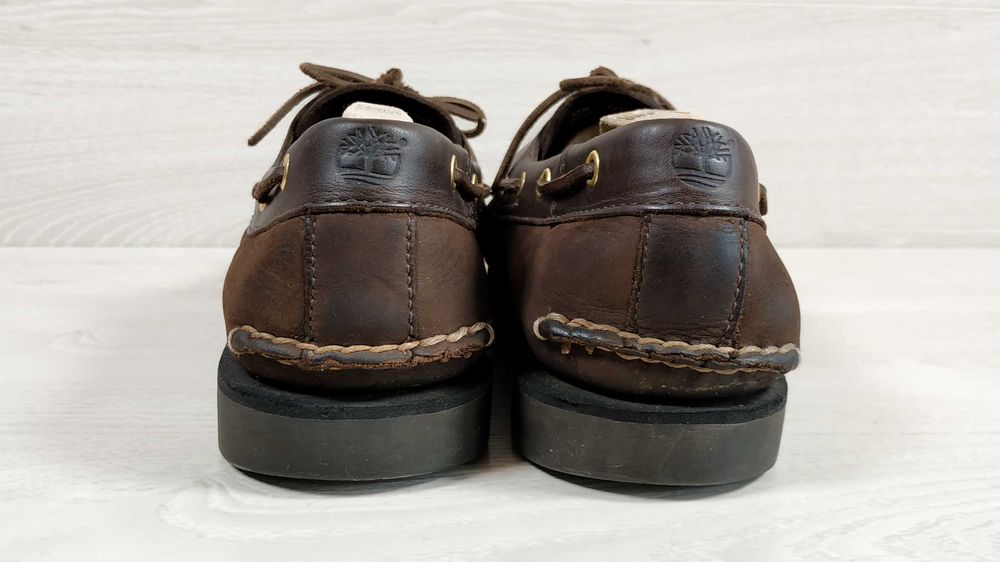 Шкіряні чоловічі топ-сайдери мокасини Timberland, розмір 45 - 45.5