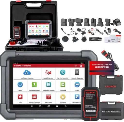 LAUNCH X431 PRO TT Interfejs Tester Skaner diagnostyczny Pro OBD2 j.PL