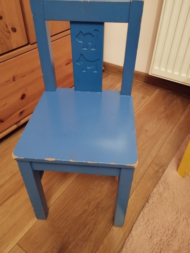 Stolik + 2x krzesło Kritter Ikea