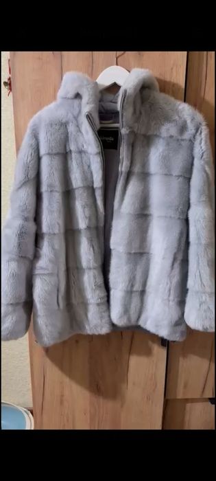 Норковая шуба короткая