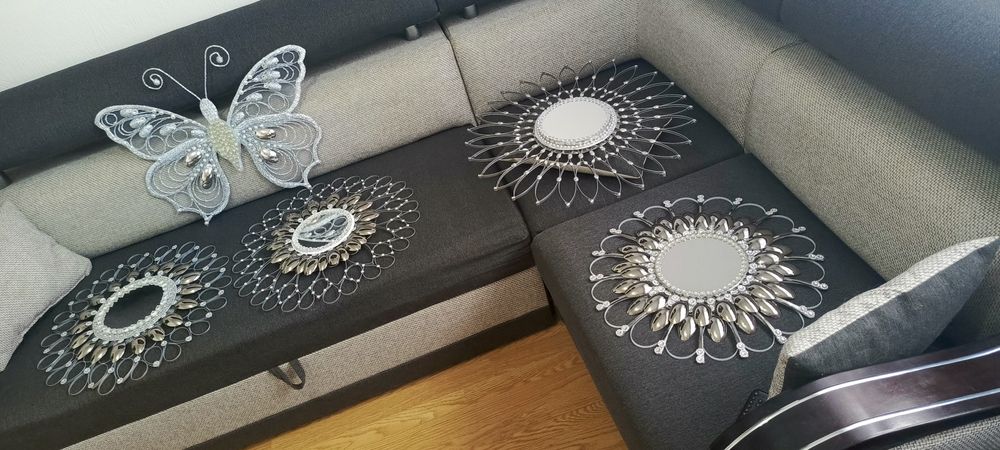 Dekoracje lustro zestaw