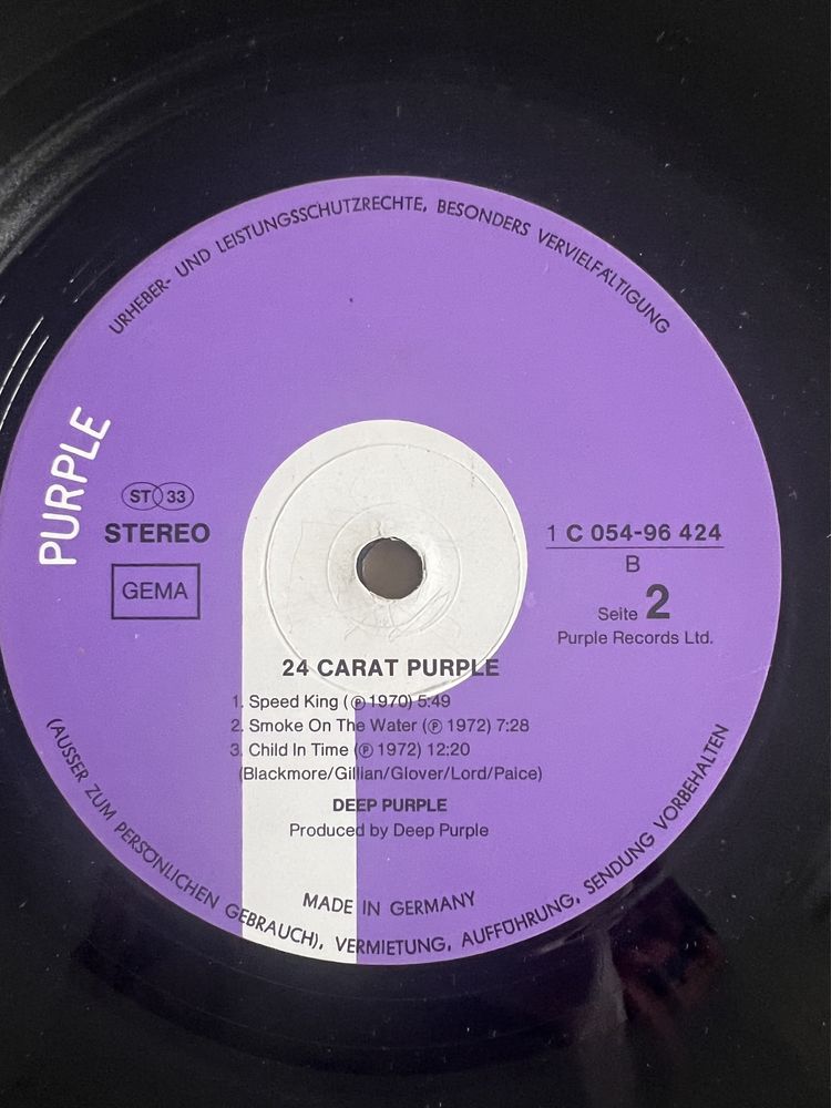 Платівки Deep Purple, Supertramp, Creedence Clearwater Revival
