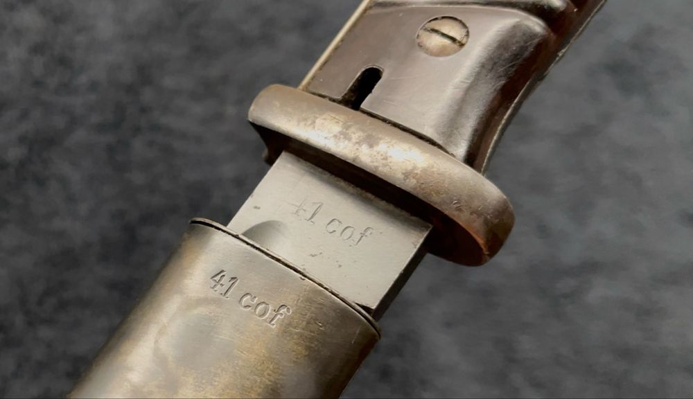 Bagnet Niemiecki Mauser 98k „41 cof” 1941r Wehrmacht zgodny