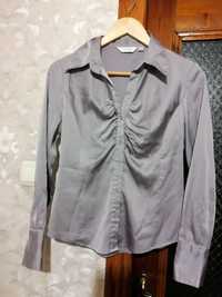 Шёлковая блузка рубашка