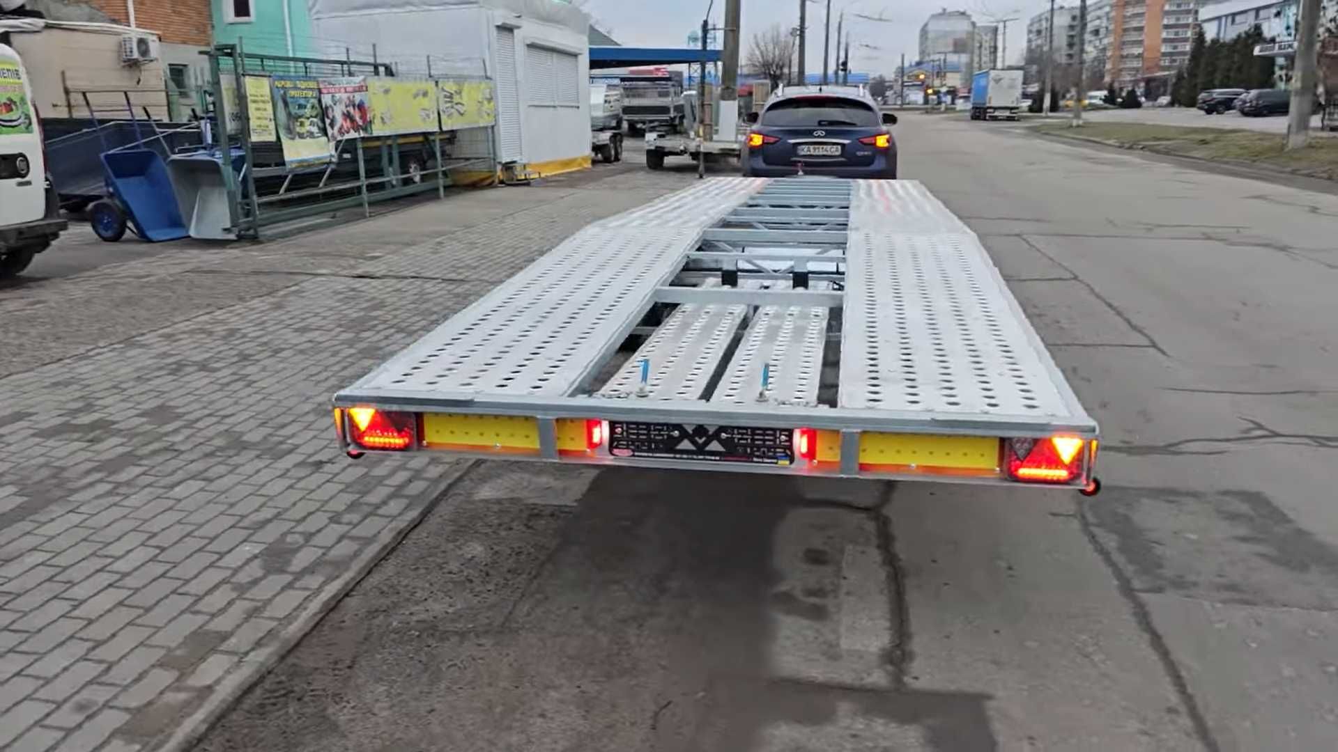 Лавет, лафет, причеп для перевозки автомобіля, автоевакуатор 8500х2200