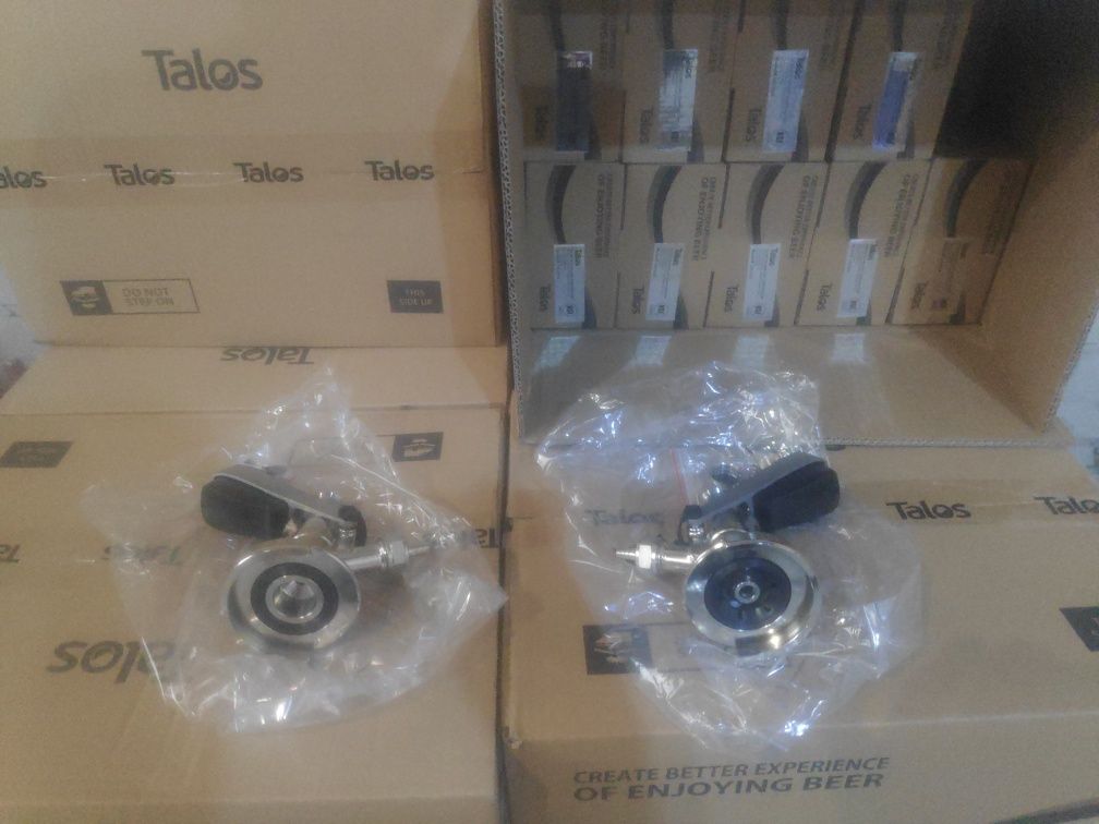 Заборные головки кег, пивные клешни тип А,М новые Talos