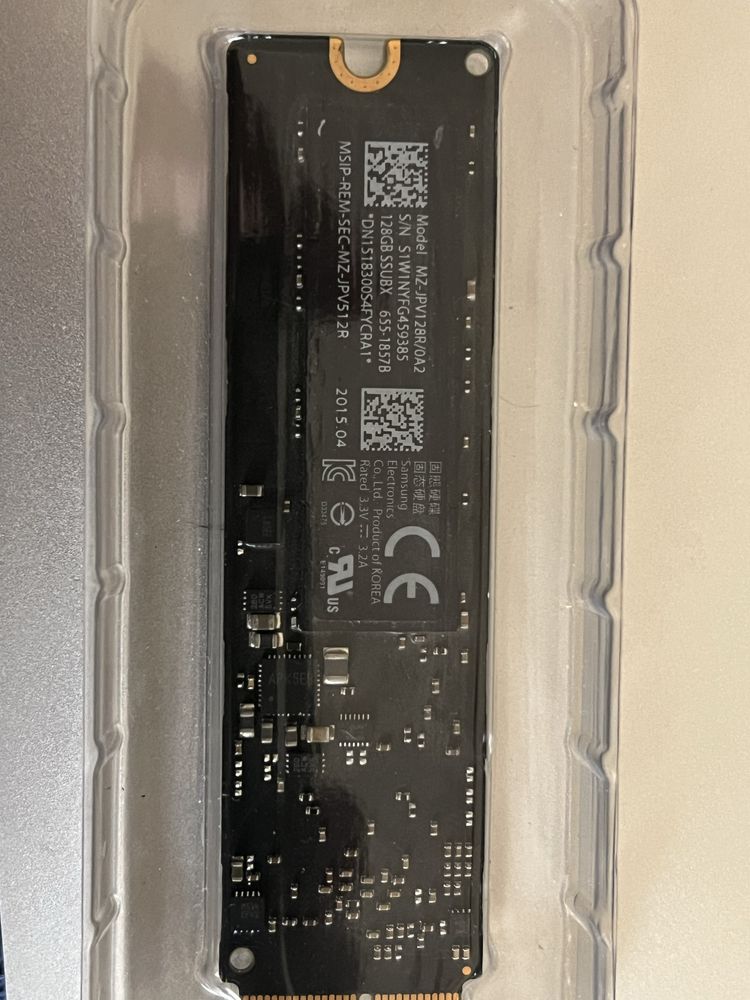 Продам ssd Macbook pro air 128 gb